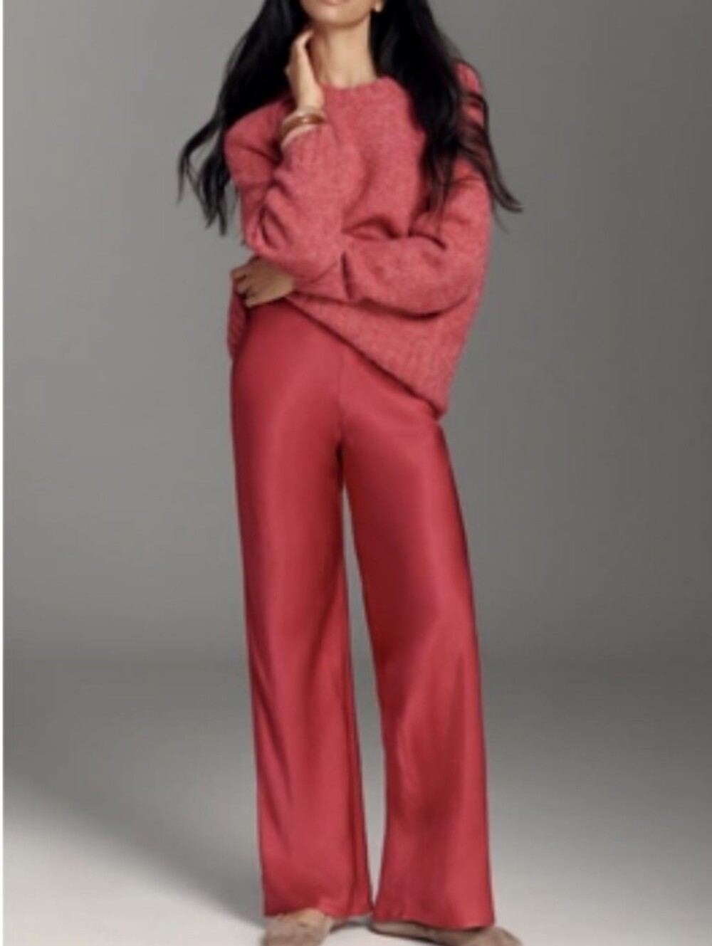 NWT Tilda Pull-On Wide-Leg Pants